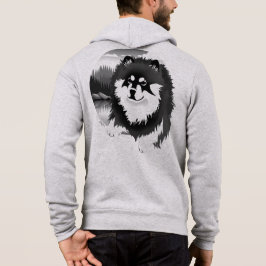 SUOMI- Finsk lamhund zippriserad - front/back art T Shirt