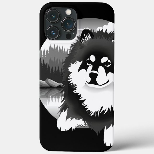 SUOMI- Finsk Lapphund Iphone 13 pro max fodral (Baksida)