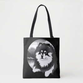 SUOMI- Finsk Lapphund-tok eller korskroppspåse Tygkasse