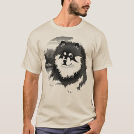 SUOMI - Finska Lapphund - front art välj stil T- T Shirt