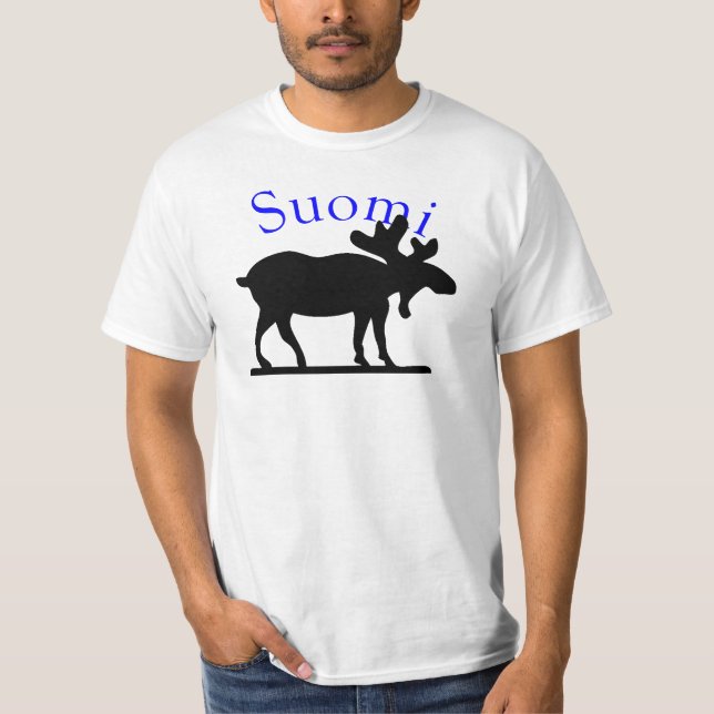 Suomi Hirvi Shirt T-shirt (Framsida)
