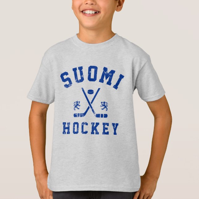 Suomi Ice Hockey T-Shirt (Framsida)