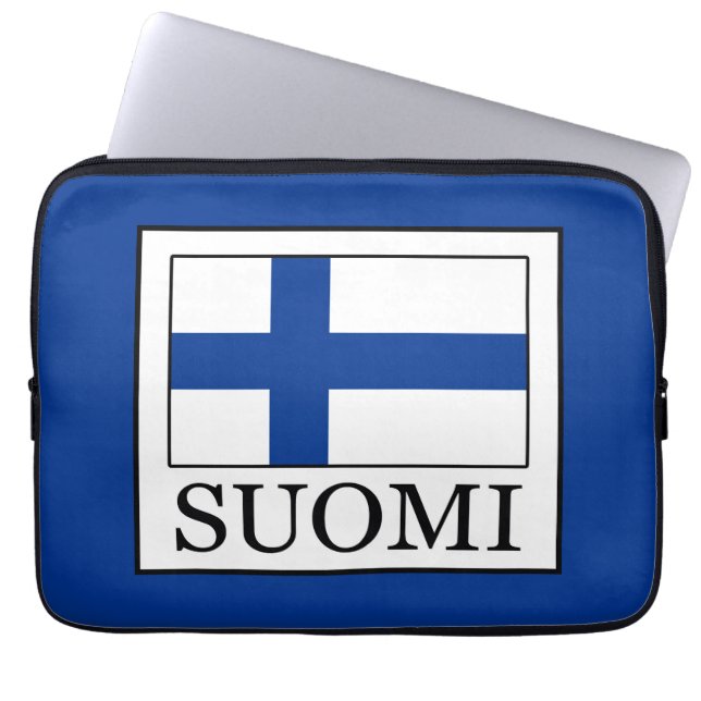 Suomi Laptop Sleeve (Framsidan)