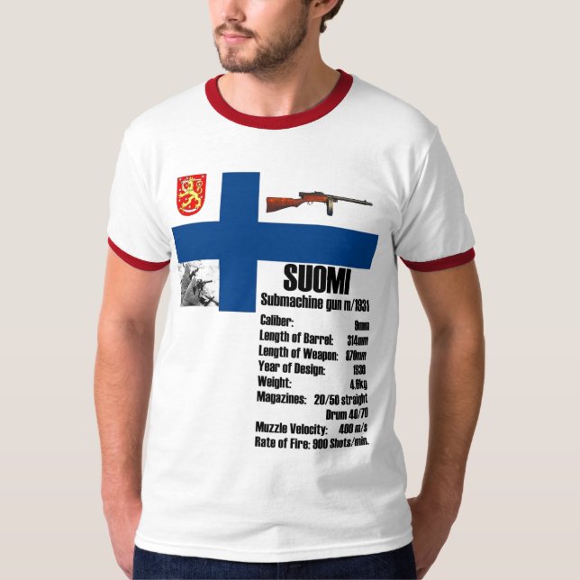 Suomi M/31 T Shirt (Framsida)