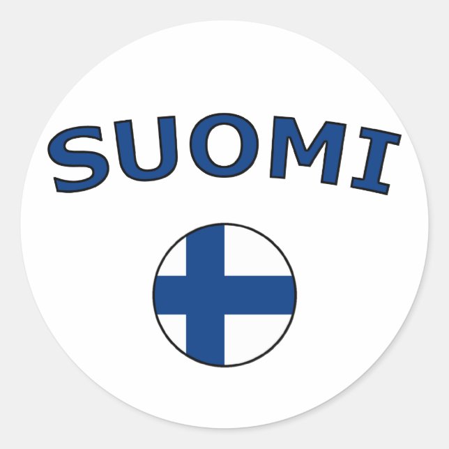 Suomi Runt Klistermärke (Framsida)