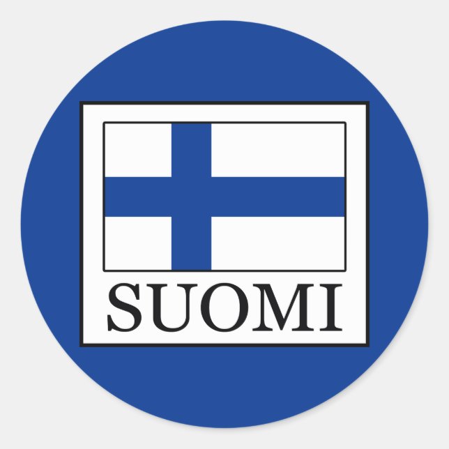 Suomi Runt Klistermärke (Framsida)