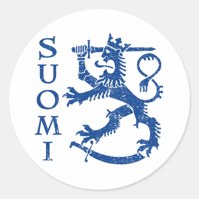 Suomi Runt Klistermärke (Framsida)