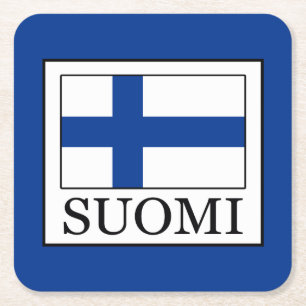 Suomi Underlägg Papper Kvadrat