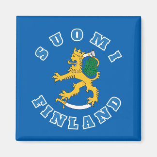 Suomileijona - Suomi-Finland - jääkaappimagneetti Magnet