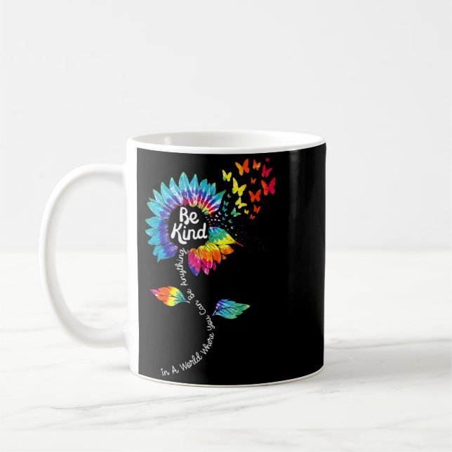 Suower Anti Mobbning Snäll vänlighet Tie Dye Anti Kaffemugg (Vänster)