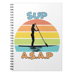 SUP ASAP Ställa upp Padding Anteckningsbok