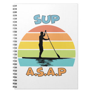 SUP ASAP Ställa upp Padding Anteckningsbok
