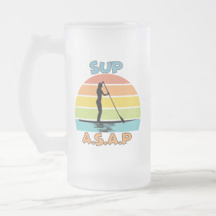 SUP ASAP Ställa upp Padding Frostat Ölglas