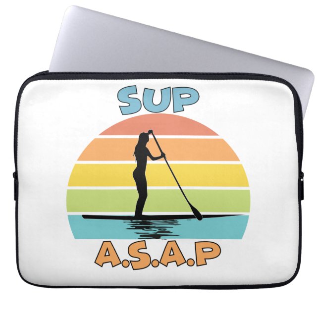 SUP ASAP Ställa upp Padding Laptop Fodral (Framsidan)