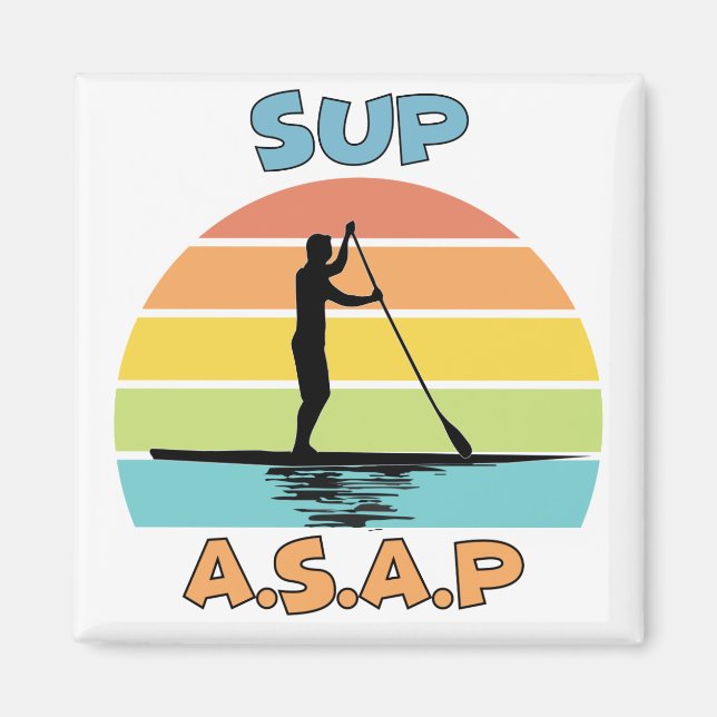 SUP ASAP Ställa upp Padding Magnet (Framsidan)