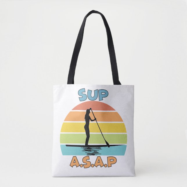 SUP ASAP Ställa upp Padding Tygkasse (Framsida)