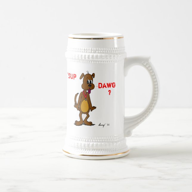 "SUP DAWG? Doggy Stein Sejdel (Höger)