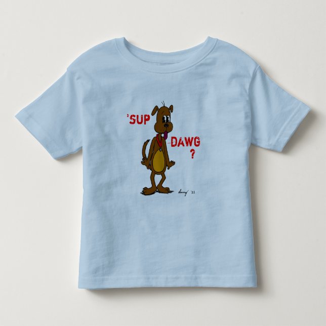 "SUP DAWG? Skjortor Tee (Framsida)