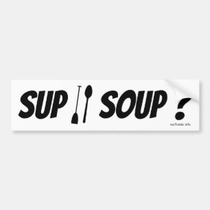 SUP eller soppa? Bildekal