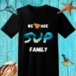 SUP-familjedesign med shaka hand T Shirt