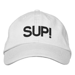 sup Hat Broderad Keps