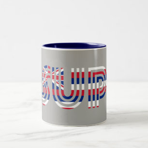SUP Hawaii Flagga Retro Två-Tonad Mugg