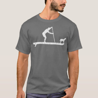 SUP-Hund Ställa upp Paddle Board Padding Surfa T Shirt