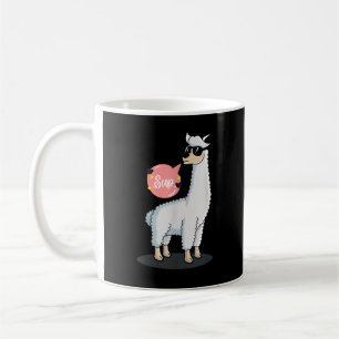 Sup Inget Drama Lama Djurälskare Awesome Rolig Söt Kaffemugg