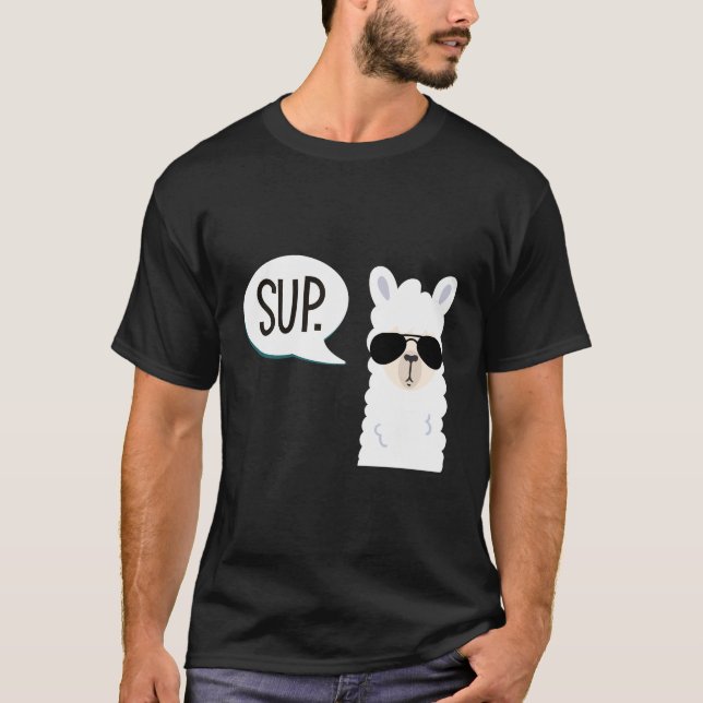 Sup Llama T Shirt (Framsida)