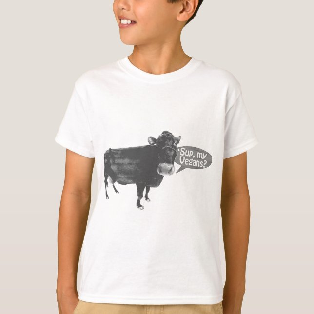 'sup min vegans tee shirt (Framsida)