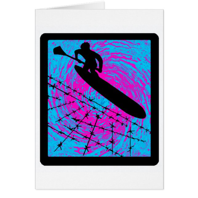 SUP NATUREN HÄLSNINGSKORT (Framsidan)