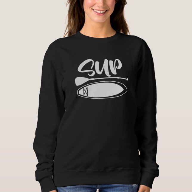 SUP Paddleboard   SUP Paddelbräda Liv Idag T Shirt (Framsida)
