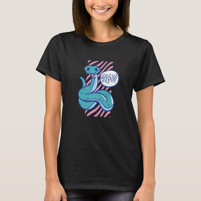 Sup Snake Cute Loely T Shirt (Framsida)