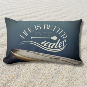 SUP står upp och paddlar hem dekoration Lumbarkudde