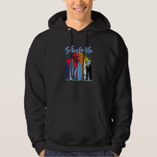 Sup Surfa Girl Surfing Summer För manar and Women Hoodie