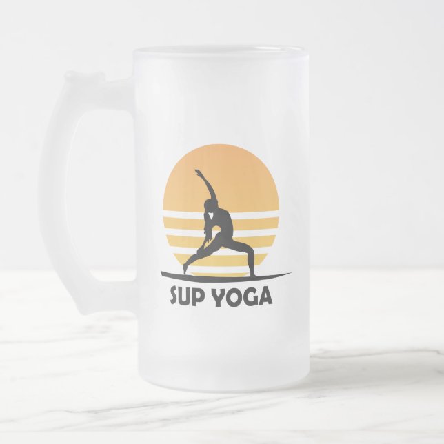SUP Yoga Ställa upp Padding Frostat Ölglas (Vänster)