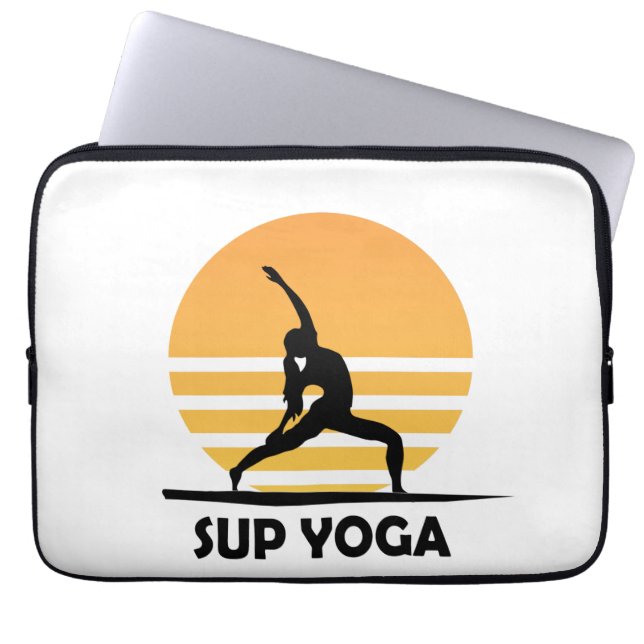 SUP Yoga Ställa upp Padding Laptop Fodral (Framsidan)