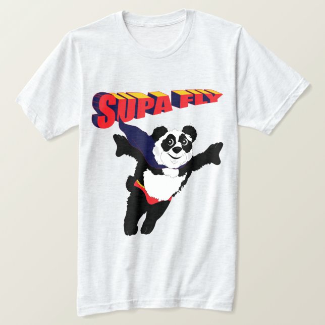 Supa Fly Sucka  T Shirt (Design framsida)