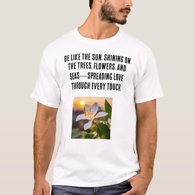 Suparb Sol naturdesign T Shirt (Framsida)