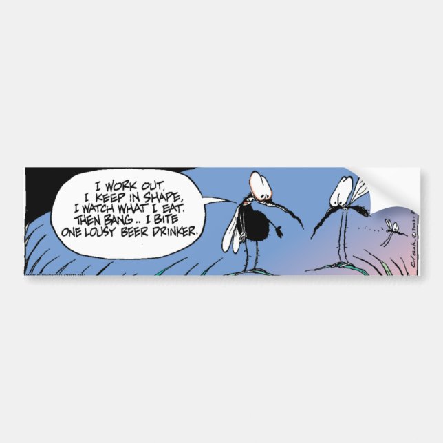 Supare för träskmyggaöl bildekal (Framsidan)