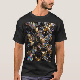 Super 3D-kristallmosaik T Shirt