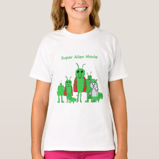 Super Alien Film Helkaraktär Barn T-shirt