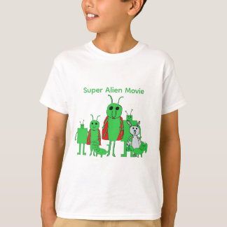 Super Alien Film Helkaraktär Barn T-shirt