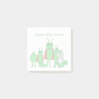 Super Alien-film Heltäckande Karaktär Post-it®-lap Post-it Block