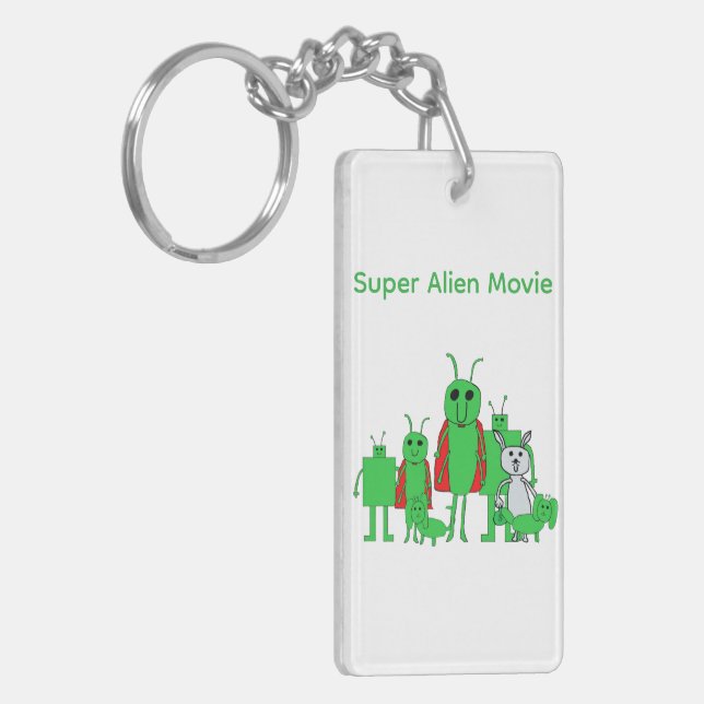 Super Alien Movie Full Character Keychain (Vänstra Framsidan)