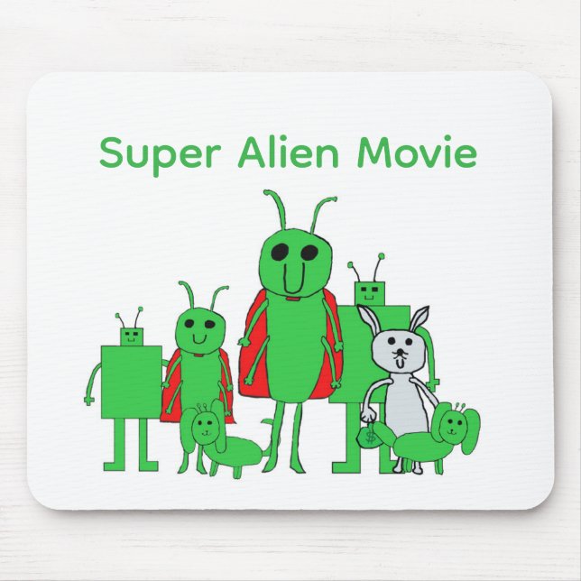 Super Alien Movie Full Character Mouse Pad Musmatta (Framsidan)
