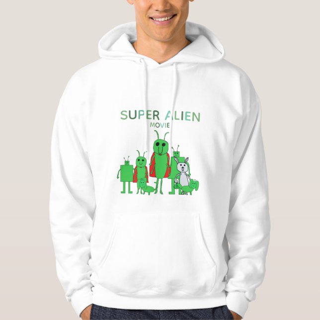 Super Alien Movie Sweatshirt w/Cast (Framsida)