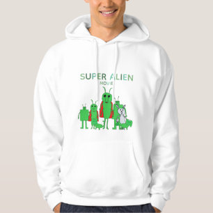 Super Alien Movie Tröja m/Cast Hoodie