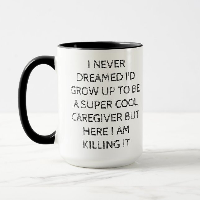 Super Cool Caregiver Mug – Funny Gift for Caregive Mugg (Vänster)