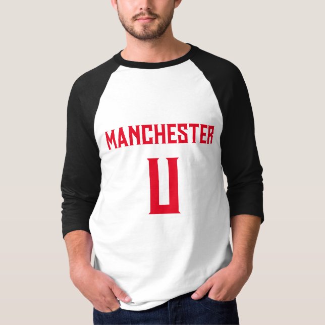 Super cool fan design for all ManU fans T Shirt (Framsida)
